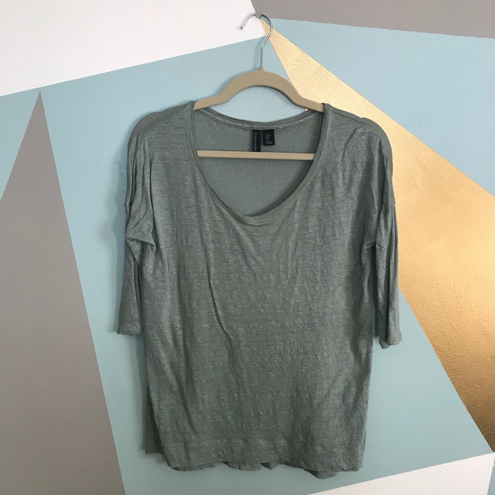 Cynthia Rowley green top
